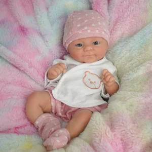 14inch Full Body Silicone Bebe Reborn Girl"Coco"Dolls Boy“Isaac” Doll Soft  Lifelike Baby DIY Blank Toys