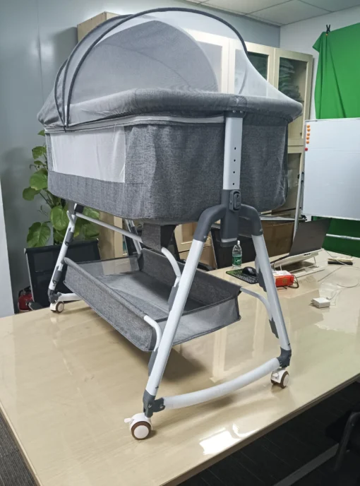 A79c98d0fd1cf40a294a360abcfe4e668t-1.webp Baby Bassinet,Kids Cot Baby Crib Cradle Newborn Movable Portable Nest Crib Baby Travel Bed