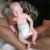 COSDOLL 3.1kg Silicone Reborn Baby Doll Full Body Soft Silicone Baby Toy Doll Lifelike Smile Close Eyes Christmas Baby Toys Gift