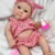 12" Micro Preemie Full Body Silicone Baby Doll Girl Carina Lifelike Reborn Doll Surprise Children Anti-Stress