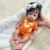 12 Inch 30CM Soft Full Silicone Reborn Baby Girl with Rooted Hair Washable Body Visible Veins Doll Birthday Christmas Gift