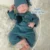 18.9Inch Artisan-Crafted Silicone Reborn Baby Girl/Boy Loulou Flexible Washable Lifelike Details For Doll Lovers Gifts Kids Toy