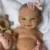 Can Open Mouth Vivienne 18Inch bebe reborn silicona Girl Doll With Painted Hair Washable Doll Lifelike Reborn Girl Doll