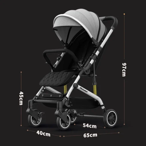 Baby Stroller Two-way Lightweight High Landscape Can Sit Can Lie Foldable Newborn Children Umbrella Stroller