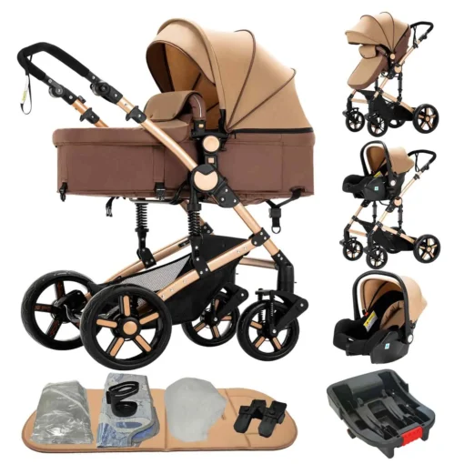 Stroller,Baby stroller,baby accessories,baby cars,Stroller 3 in 1,Convertible Bassinet Push,Light stroller,2 in 1 Baby Stroller,