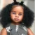 EGO Customized Limited Supply 29inch Reborn Baby Doll Meili With Dark Skin With Curly Same Hair Already Finished Doll