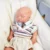 Artificial Soft Full Body Platinum Silicone Painted Reborn Doll Girl Handmade 18.31inch Solid Newborn Fake Boy For Kid Gift