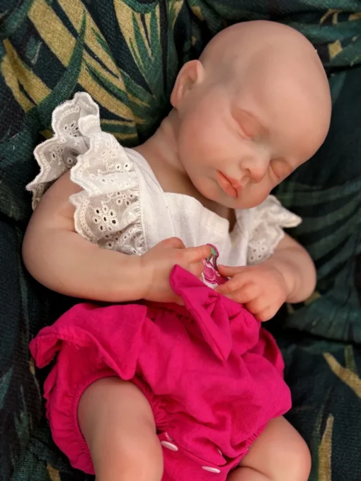 18Inch Open Mouth Painted/Unpainted Silicone Loulou Bebe Reborn Doll Realistic Newborn Baby Doll Toy For Gifts Muñeca Reborn