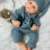16.14" Lifelike Full Body Silicone Reborn Baby Floppy 5.6lb Newborn Doll Open Mouth