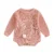2024-10-30 Lioraitiin 0-18M Newborn Baby Boys Girls Easter Romper Spring Long Sleeve Bunny Embroidery Knit Bodysuit Playsuit