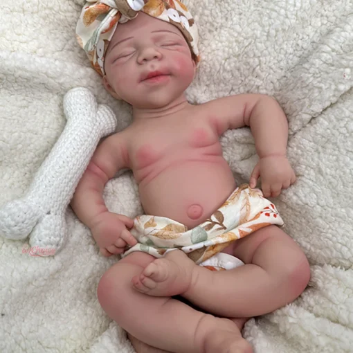 Handmade 19Inch Pascale Platinum Silicone Reborn Baby Boy Unpainted & Painted Washable Doll Gift for Doll Lovers Collector