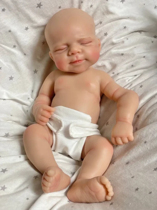 S4e2bdfac221c4c8ab460cd95310d71f2n.webp Lifelike Reborn Baby Dolls 12" Full Silicone Reborn Baby Sleeping Girl with Clothes Set & Feeding Accessories