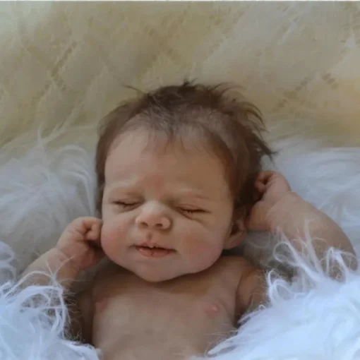 18 Inch Full Body Silicone Pascale Bebe Reborn Baby Doll Handmade Soft Touch Newborn Baby Doll For Children Birthday Gifts