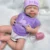 18.9Inch Artisan-Crafted Silicone Reborn Baby Girl/Boy Loulou Flexible Washable Lifelike Details For Doll Lovers Gifts Kids Toy