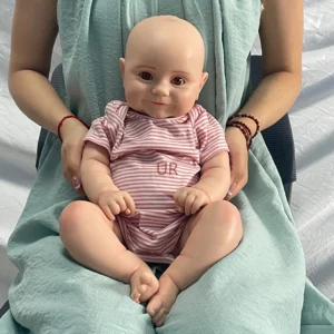 Realistic Baby Dolls Full Platinum Silicone Washable Flexible Reborn Bebe Girl Art Painted Like A Real Baby Companion Kids Toy