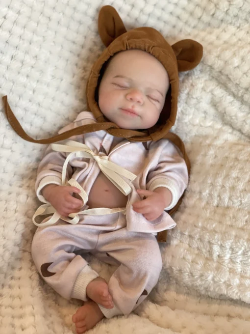 13Inch Open Mouth Silicone Pascale Reborn Baby Doll Painted Full Body Soft Silicone Newborn Dolls For Kid Silicona Cuerpo Entero