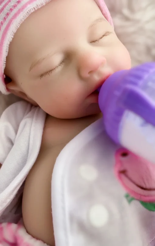S6fb4d0d0e44a4602adf462c34a84885ck.webp Loulou Can Open mouth Reborn Doll Baby Full Body Soft Silicone Bebe Doll Boy And Girl For Choose