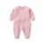 Spring Long Sleeve Solid Baby Boys Girls Rompers Cotton Jumpsuits Kids Clothes Climb Suits Zipper Nightclothes