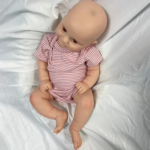 Realistic Baby Dolls Full Platinum Silicone Washable Flexible Reborn Bebe Girl Art Painted Like A Real Baby Companion Kids Toy