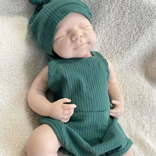 18 Inch Unpainted Realistic Silicone Reborn Baby Girl/Boy Pascale Washable Newborn Dolls Gift For Children Toys And Collectors