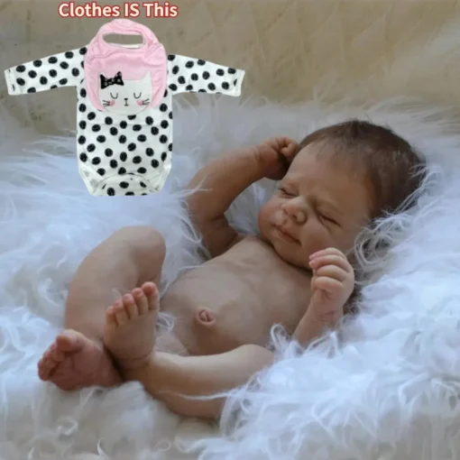 18 Inch Full Body Silicone Pascale Bebe Reborn Baby Doll Handmade Soft Touch Newborn Baby Doll For Children Birthday Gifts