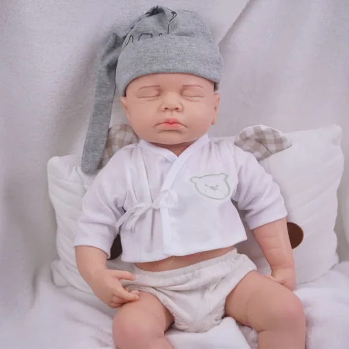 S8ed659b76cfc4fd8b39bc99965dcb270u-2.webp 20.47INCH Big Reborn Full Body Silicone Doll Adorable Smile Newborn Baby Girl
