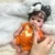 12 Inch 30CM Soft Full Silicone Reborn Baby Girl with Rooted Hair Washable Body Visible Veins Doll Birthday Christmas Gift