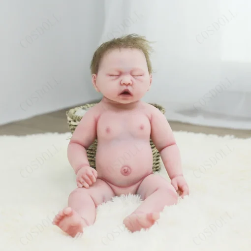 S9a1caf3ef60c4b28b97932dd7f6f04c1R.webp Rebe Reborn Girl Doll 17 Inches Baby Full Body Silicone Dolls Accompany Reallist Lifelike Bebes Reborn Dolls 45cm Hot Sale 2022
