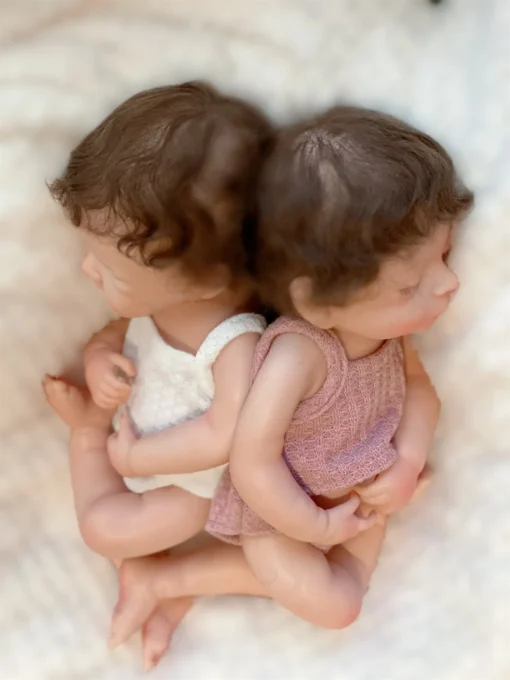 S9b7303b12cbf4417b022c505633fc8757.webp 2Styles/33cm Solid Silicone Reborn Baby Girls With Rooted Hair 3D Painted Skin Soft Touch Handmade Bebe Reborn Girl