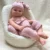 Realistic Baby Dolls Full Platinum Silicone Washable Flexible Reborn Bebe Girl Art Painted Like A Real Baby Companion Kids Toy