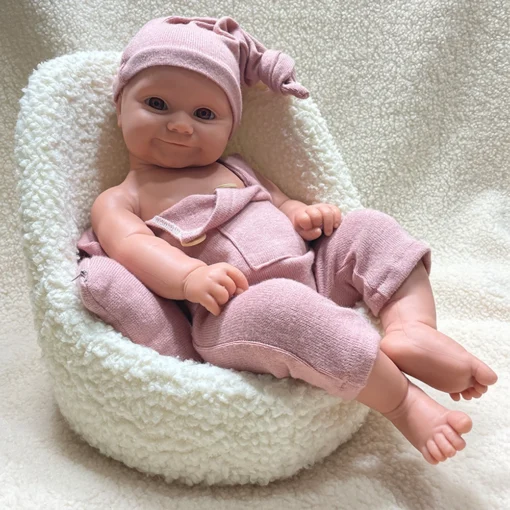 Realistic Baby Dolls Full Platinum Silicone Washable Flexible Reborn Bebe Girl Art Painted Like A Real Baby Companion Kids Toy