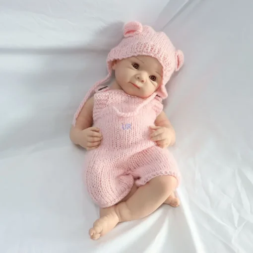 Sa69a96b75d4c443c9387c88e2ca0606fZ-1.webp 19Inch Weighted Full Body Solid Silicone Reborn Doll Soft Touch Painted Visible Veins Newborn Baby Girl Xmas Gift Kids Toy