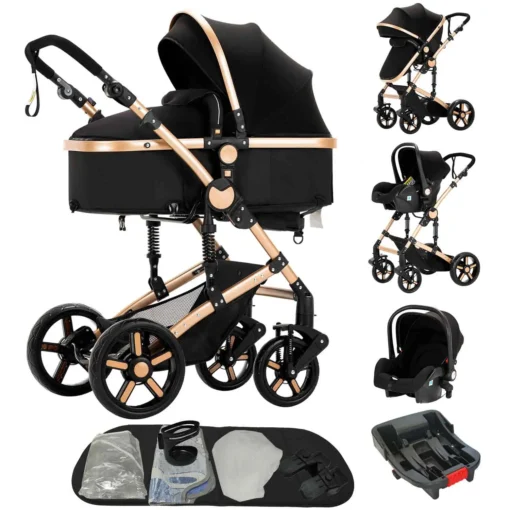 Stroller,Baby stroller,baby accessories,baby cars,Stroller 3 in 1,Convertible Bassinet Push,Light stroller,2 in 1 Baby Stroller,