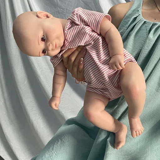 Realistic Baby Dolls Full Platinum Silicone Washable Flexible Reborn Bebe Girl Art Painted Like A Real Baby Companion Kids Toy