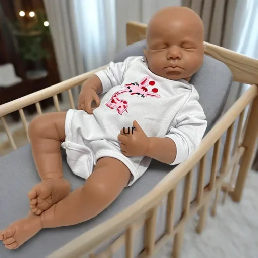 Sba38ef5213804f5f99cc58b9e456cc0cd.webp 20" Full Body Solid Silicone Reborn Baby Girl/Boy Weighted 6.8Lbs 3D Skin Visible Veins Newborn Doll Kids Toy Anti-Stress