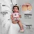 50cm 20inch Full Body Soft Silicone Reborn Baby Girl Lifelike with Hair Visible Veins Bebe Waterproof Toys for Collector Artist