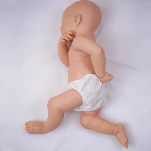 18.31" Lifelike Full Body Silicone Reborn Baby Floppy 5.6lb Newborn Doll Open Mouth