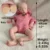 Sc567997eea474785b1022bc41e36e088I.webp Realistic Flexible Silicone Reborn Baby Girl 17Inch 3D Skin Waterproof Lifelike Newborn Doll As Memorable Gifts