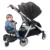 Trolley Auxiliary Trailer Children Stroller Pedal Adapter Baby Prams Auxiliary Trailer Footrest Pushchair Step Board Accessories