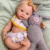 12" Silicone Full Body Reborn Baby Doll Lifelike Opened Eyes Pretty Baby Girl