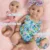 Lifelike Reborn Doll -18.5-inch (approximately 47cm) all silicone newborn with realistic veins and sleeping positions - Real Bab