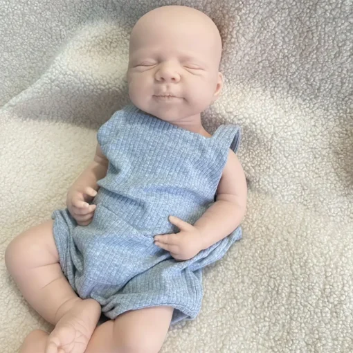 18 Inch Unpainted Realistic Silicone Reborn Baby Girl/Boy Pascale Washable Newborn Dolls Gift For Children Toys And Collectors