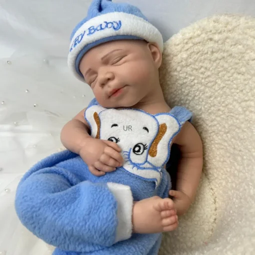 Handmade 19Inch Pascale Platinum Silicone Reborn Baby Boy Unpainted & Painted Washable Doll Gift for Doll Lovers Collector