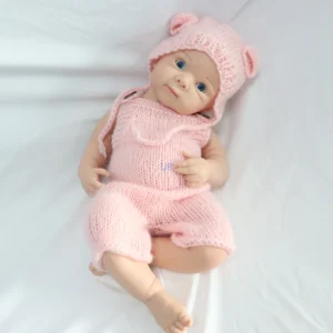 Sd5433a7b941d4d5090aed63f32813f22C.webp 19Inch Weighted Full Body Solid Silicone Reborn Doll Soft Touch Painted Visible Veins Newborn Baby Girl Xmas Gift Kids Toy