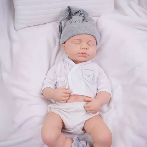 Sd58f74974d71417ea9e7e37ee0060b90E-1.webp 20.47INCH Big Reborn Full Body Silicone Doll Adorable Smile Newborn Baby Girl