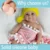 Lifelike Reborn Doll -18.5-inch (approximately 47cm) all silicone newborn with realistic veins and sleeping positions - Real Bab