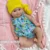 Lifelike Reborn Doll -18.5-inch (approximately 47cm) all silicone newborn with realistic veins and sleeping positions - Real Bab