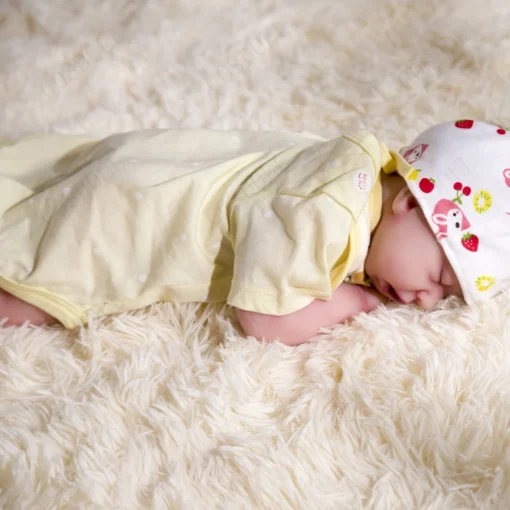Se86fc8fe23fc4c9db377285b4a61fb6fT.webp Rebe Reborn Girl Doll 17 Inches Baby Full Body Silicone Dolls Accompany Reallist Lifelike Bebes Reborn Dolls 45cm Hot Sale 2022