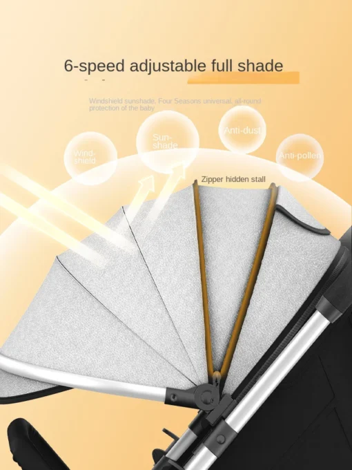 Baby Stroller Two-way Lightweight High Landscape Can Sit Can Lie Foldable Newborn Children Umbrella Stroller