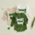 Lioraitiin Newborn Baby Boy Knit Romper Long Sleeve Crew Neck Embroidery Letters Fall Bodysuit Sweater for Casual Daily